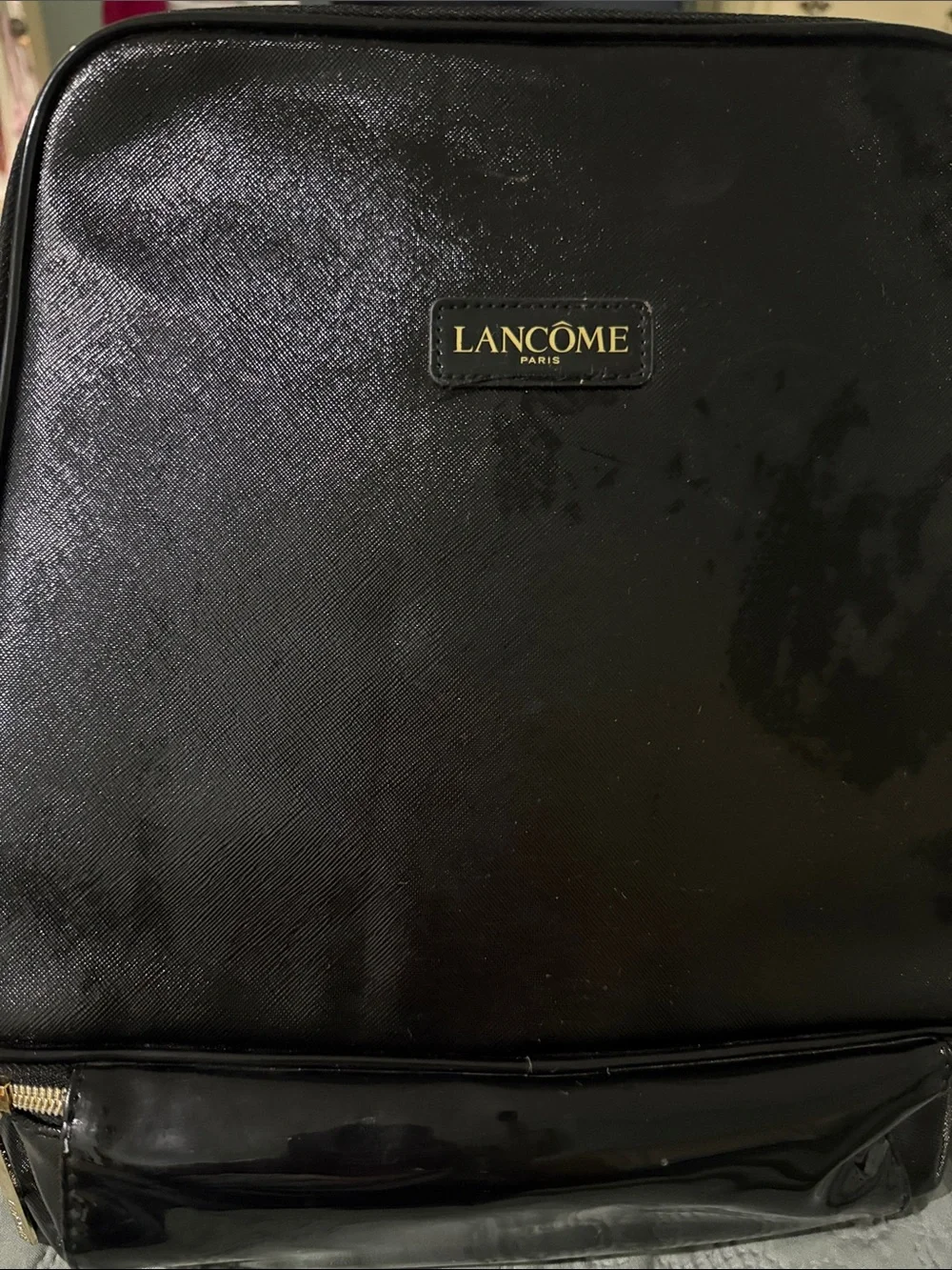 Lancôme Black Cosmetic Travel Case